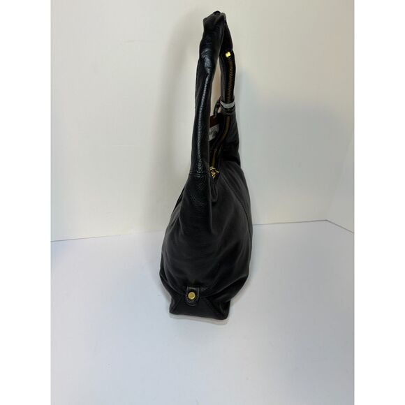 Hidesign Black Genuine Soft Leather Retro Slouch Hobo Shoulder Bag Womens - Picture 5 of 7